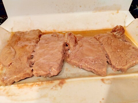 レンジで✿オーガニックビーフの焼肉